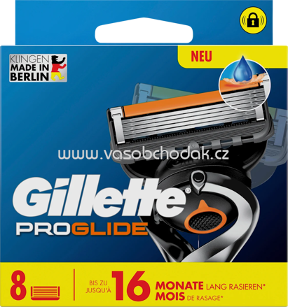 Gillette Rasierklingen, ProGlide, 8 St