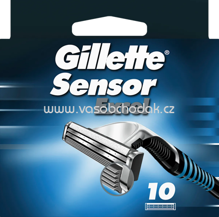 Gillette Rasierklingen, Sensor Excel, 10 St