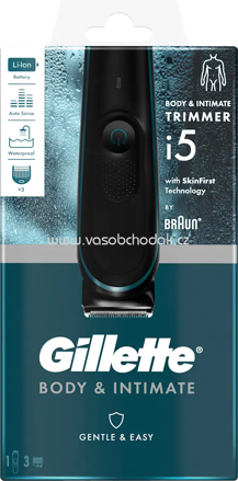 Gillette INTIMATE Elektrischer Rasierer, Intimate Trimmer, 1 St