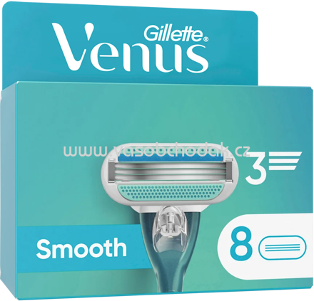 Gillette Venus Rasierklingen, Smooth, 8 St