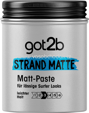 got2b Styling Mattpaste Strand Matte, 100 ml