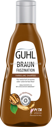 GUHL Shampoo Farbglanz Braun Faszination, 250 ml