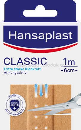 Hansaplast Pflaster Classic (6 cm x 10 cm), 10 St