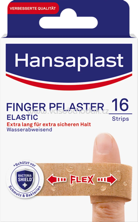 Hansaplast Pflaster Fingerstrips Elastic, 16 St