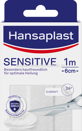 Hansaplast Pflaster Sensitive (6 cm x 10 cm), 10 St