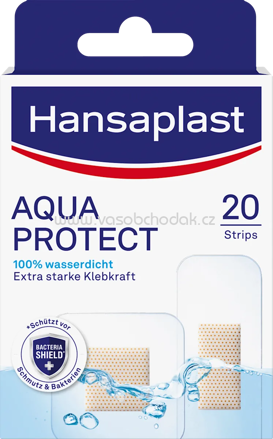 Hansaplast Pflaster Strips Aqua Protect wasserdicht, 20 St