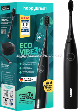 happybrush Schallzahnbürste Eco Vibe 3+, 1 St