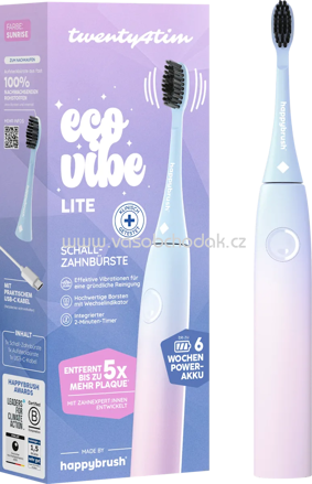 happybrush Schallzahnbürste Eco Vibe Lite Twenty4Tim, 1 St