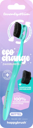 happybrush Zahnbürste Eco Change mit Aufsteckbürste Twenty4Tim, 1 St