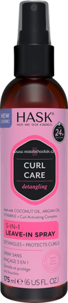 HASK Leave-In Spray Curl Care 5in1, 175 ml
