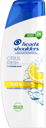 head&shoulders Shampoo Anti-Schuppen Citrus Fresh, 200 ml
