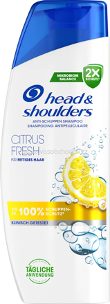 head&shoulders Shampoo Anti-Schuppen Citrus Fresh, 300 ml