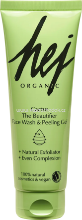 hej ORGANIC Waschgel & Peeling Gel, 125 ml