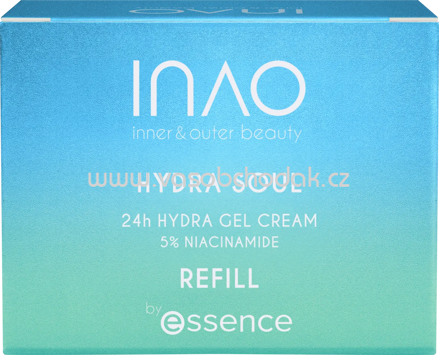 INAO Gesichtscreme Gel Hydra Soul 24h Refill, 50 ml