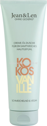 Jean&Len Duschgel Creme-Öl Kokos & Vanille, 250 ml