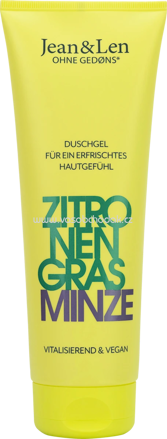 Jean&Len Duschgel Zitronengras Minze, 250 ml