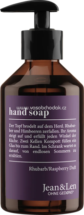 Jean&Len Flüssigseife Rhubarb Raspberry, 250 ml