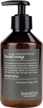 Jean&Len Flüssigseife Rosemary & Ginger, 250 ml