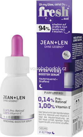 Jean&Len Serum Renewing Booster, 30 ml