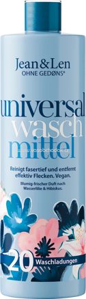 Jean&Len Vollwaschmittel flüssig Wasserlilie&Hibiskus, 20 Wl