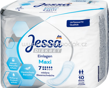 Jessa DISKRET Einlagen Inkontinenz Maxi, 10 St
