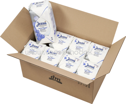 Jessa DISKRET Einlagen Inkontinenz Maxi Night Vorteilspack 12x8 St, 96 St