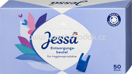 Jessa Entsorgungsbeutel für Hygieneprodukte, 50 St