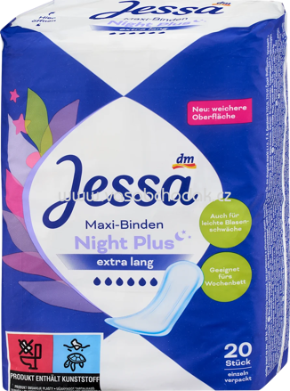 Jessa Maxi-Binden Night Plus, 20 St