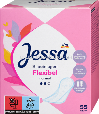 Jessa Slipeinlagen Flexibel Normal, 55 St