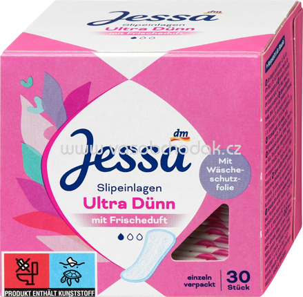 Jessa Slipeinlagen Ultra Dünn mit Frischeduft, 30 St