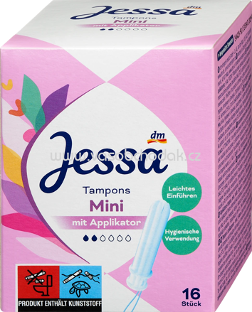 Jessa Tampons Applikator Mini, 16 St
