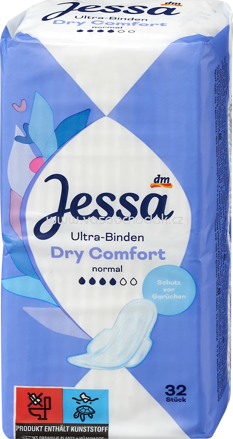 Jessa Ultra-Binden Dry Comfort Normal, 32 St