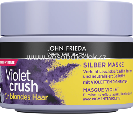 John Frieda Haarmaske Violet Crush für blondes Haar, 250 ml