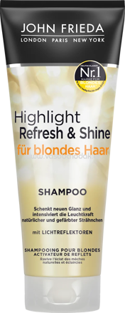 John Frieda Shampoo Highlight Refresh & Shine für blondes Haar, 250 ml