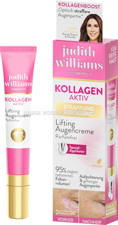 Judith Williams Augencreme Kollagen Aktiv Lifting, 15 ml