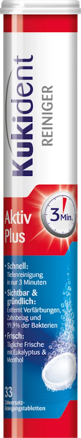 Kukident Gebissreiniger Tabs Aktiv Plus, 33 St
