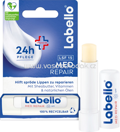 Labello Lippenpflege Med Repair LSF 15, 4,8 g