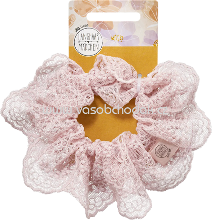 Langhaarmädchen Scrunchie Spitze, 1 St