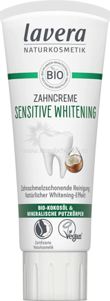 lavera NATURKOSMETIK Zahnpasta Senstive Whitening, 75 ml