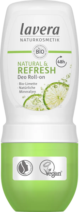 lavera NATURKOSMETIK Deo Roll-on Natural & Refresh, 50 ml