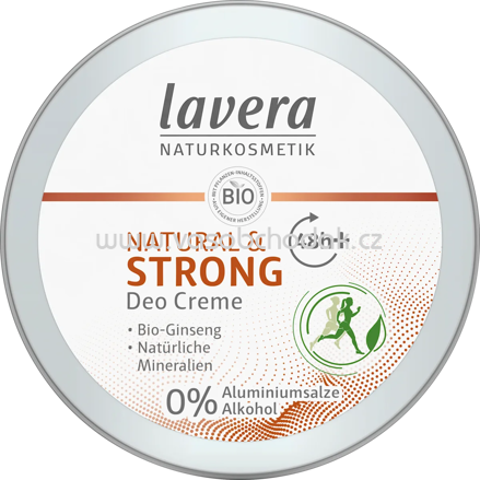 lavera NATURKOSMETIK Deocreme Natural & Strong, 50 ml