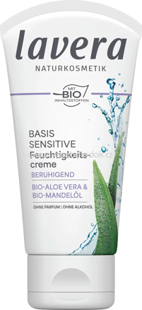 lavera NATURKOSMETIK Gesichtscreme Basis Sensitiv beruhigend, 50 ml