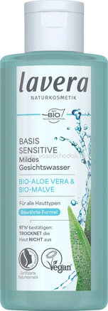 lavera NATURKOSMETIK Gesichtswasser Basis Sensitiv, 200 ml