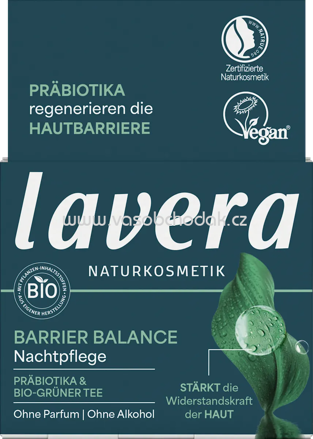 lavera NATURKOSMETIK Nachtcreme Barrier Balance, 50 ml
