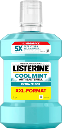  Listerine Mundspülung Cool Mint XXL Größe, 1.000 ml
