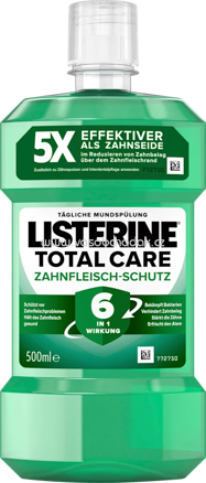 Listerine Mundspülung Total Care Zahnfleischschutz, 500 ml