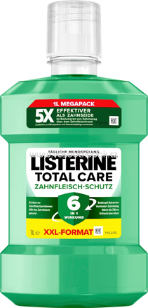 Listerine Mundspülung Total Care Zahnfleischschutz XXL Größe, 1 l