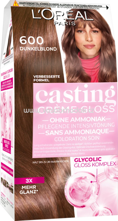 L'ORÉAL PARiS CASTING Crème Gloss Intensivtönung 600 Dunkelblond, 1 St