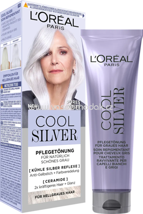 L'ORÉAL PARiS Cool Silver Haartönung Cool Silver 01 Pures Weiss, 1 St