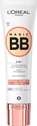 L'ORÉAL PARiS BB Cream 5in1, 24h feuchtigkeitsspendend, Hell, LSF 11, 30 ml